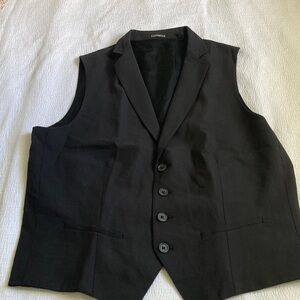 Express Black Vest Classic Tailoring
